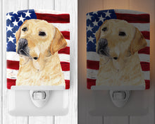 Load image into Gallery viewer, USA American Flag with Labrador Ceramic Night Light SC9018CNL