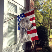 Load image into Gallery viewer, USA American Flag with Weimaraner Flag Canvas House Size