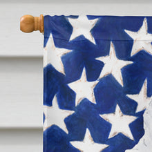 Load image into Gallery viewer, USA American Flag with American Eskimo Flag Canvas House Size