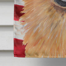Load image into Gallery viewer, USA American Flag with Chow Chow Flag Canvas House Size