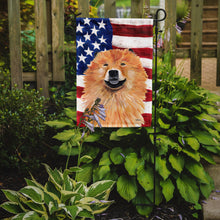 Load image into Gallery viewer, USA American Flag with Chow Chow Garden Flag – Decorative Outdoor Yard Flag