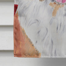 Load image into Gallery viewer, USA American Flag with Saint Bernard Flag Canvas House Size