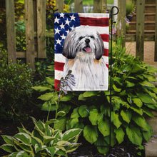 Load image into Gallery viewer, USA American Flag with Shih Tzu Garden Flag – Decorative Outdoor Yard Flag