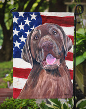 Load image into Gallery viewer, USA American Flag with Labrador Garden Flag – Decorative Outdoor Yard Flag