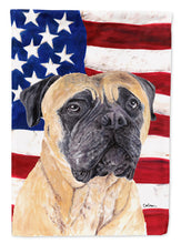 Load image into Gallery viewer, USA American Flag with Mastiff Flag Canvas House Size