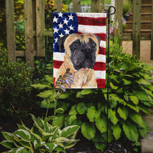 Load image into Gallery viewer, USA American Flag with Mastiff Garden Flag – Decorative Outdoor Yard Flag