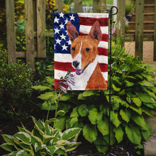 Load image into Gallery viewer, USA American Flag with Basenji Garden Flag – Decorative Outdoor Yard Flag
