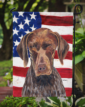 Load image into Gallery viewer, USA American Flag with German Shorthaired Pointer Garden Flag – Decorative Outdoor Yard Flag