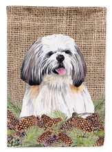 Load image into Gallery viewer, Shih Tzu Garden Flag – Decorative Outdoor Yard Flag