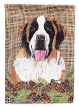Load image into Gallery viewer, Saint Bernard Flag Canvas House Size