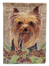 Load image into Gallery viewer, Yorkie Flag Canvas House Size