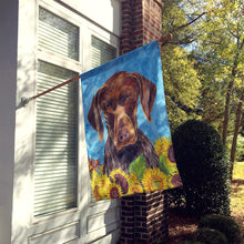 Load image into Gallery viewer, German Shorthaired Pointer Flag Canvas House Size