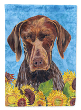 Load image into Gallery viewer, German Shorthaired Pointer Flag Canvas House Size