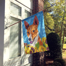 Load image into Gallery viewer, Basenji Flag Canvas House Size