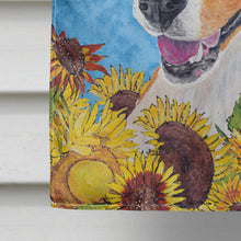 Load image into Gallery viewer, Basenji Flag Canvas House Size