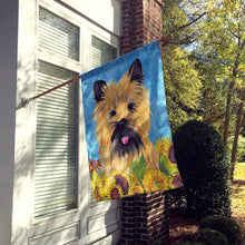 Load image into Gallery viewer, Cairn Terrier Flag Canvas House Size