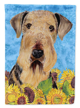 Load image into Gallery viewer, Airedale Flag Canvas House Size