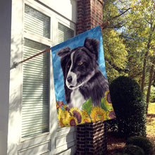 Load image into Gallery viewer, Border Collie Flag Canvas House Size