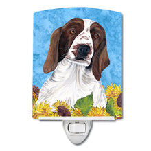 Load image into Gallery viewer, Welsh Springer Spaniel in Summer Flowers Ceramic Night Light SC9078CNL
