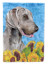 Load image into Gallery viewer, Weimaraner Flag Canvas House Size