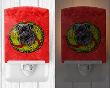 Load image into Gallery viewer, Pug Christmas Wreath Ceramic Night Light SC9096CNL