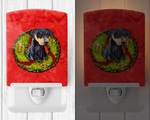 Load image into Gallery viewer, Doberman Christmas Wreath Ceramic Night Light SC9106CNL