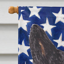 Load image into Gallery viewer, USA American Flag with Australian Cattle Dog Flag Canvas House Size