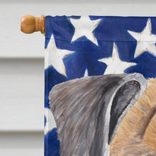 Load image into Gallery viewer, USA American Flag with Boxer Flag Canvas House Size