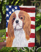 Load image into Gallery viewer, USA American Flag with Cavalier Spaniel Garden Flag – Decorative Outdoor Yard Flag