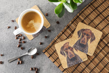 Load image into Gallery viewer, German Shorthaired Pointer Coasters - Set of 4 Lightweight Foam, Absorbent Drink Coasters
