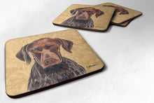 Load image into Gallery viewer, German Shorthaired Pointer Coasters - Set of 4 Lightweight Foam, Absorbent Drink Coasters