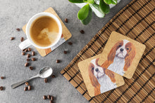 Load image into Gallery viewer, Cavalier Spaniel Coasters - Set of 4 Lightweight Foam, Absorbent Drink Coasters