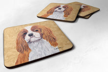 Load image into Gallery viewer, Cavalier Spaniel Coasters - Set of 4 Lightweight Foam, Absorbent Drink Coasters