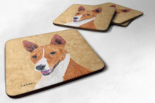 Load image into Gallery viewer, Basenji Coasters - Set of 4 Lightweight Foam, Absorbent Drink Coasters