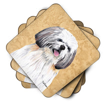 Load image into Gallery viewer, Shih Tzu Coasters - Set of 4 Lightweight Foam, Absorbent Drink Coasters