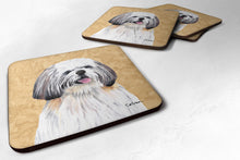 Load image into Gallery viewer, Shih Tzu Coasters - Set of 4 Lightweight Foam, Absorbent Drink Coasters