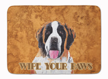 Load image into Gallery viewer, Saint Bernard Wipe your Paws Machine Washable Memory Foam Mat SC9129RUG