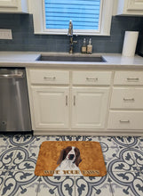 Load image into Gallery viewer, Springer Spaniel Wipe your Paws Machine Washable Memory Foam Mat SC9131RUG