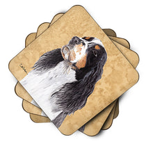 Load image into Gallery viewer, Springer Spaniel Coasters - Set of 4 Lightweight Foam, Absorbent Drink Coasters