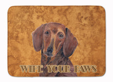 Load image into Gallery viewer, Dachshund Wipe your Paws Machine Washable Memory Foam Mat SC9137RUG