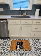 Load image into Gallery viewer, Border Collie Wipe your Paws Machine Washable Memory Foam Mat SC9138RUG
