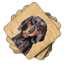 Load image into Gallery viewer, Dachshund Coasters - Set of 4 Lightweight Foam, Absorbent Drink Coasters