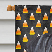 Load image into Gallery viewer, Doberman Natural Ears Candy Corn Halloween Portrait Flag Canvas House Size