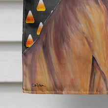 Load image into Gallery viewer, Vizsla Candy Corn Halloween Portrait Flag Canvas House Size