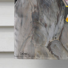 Load image into Gallery viewer, Weimaraner Candy Corn Halloween Portrait Flag Canvas House Size