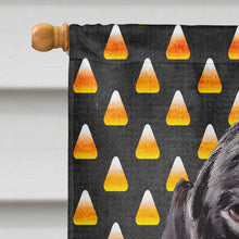 Load image into Gallery viewer, Dachshund Candy Corn Halloween Portrait Flag Canvas House Size