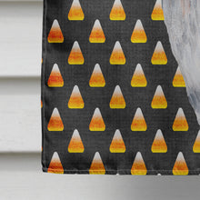 Load image into Gallery viewer, Beagle Candy Corn Halloween Portrait Flag Canvas House Size
