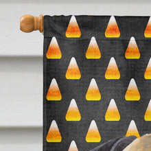 Load image into Gallery viewer, Mastiff Candy Corn Halloween Portrait Flag Canvas House Size