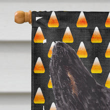 Load image into Gallery viewer, Australian Cattle Dog Candy Corn Halloween Portrait Flag Canvas House Size