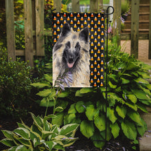 Load image into Gallery viewer, Belgian Tervuren Candy Corn Halloween Portrait Garden Flag – Decorative Outdoor Yard Flag